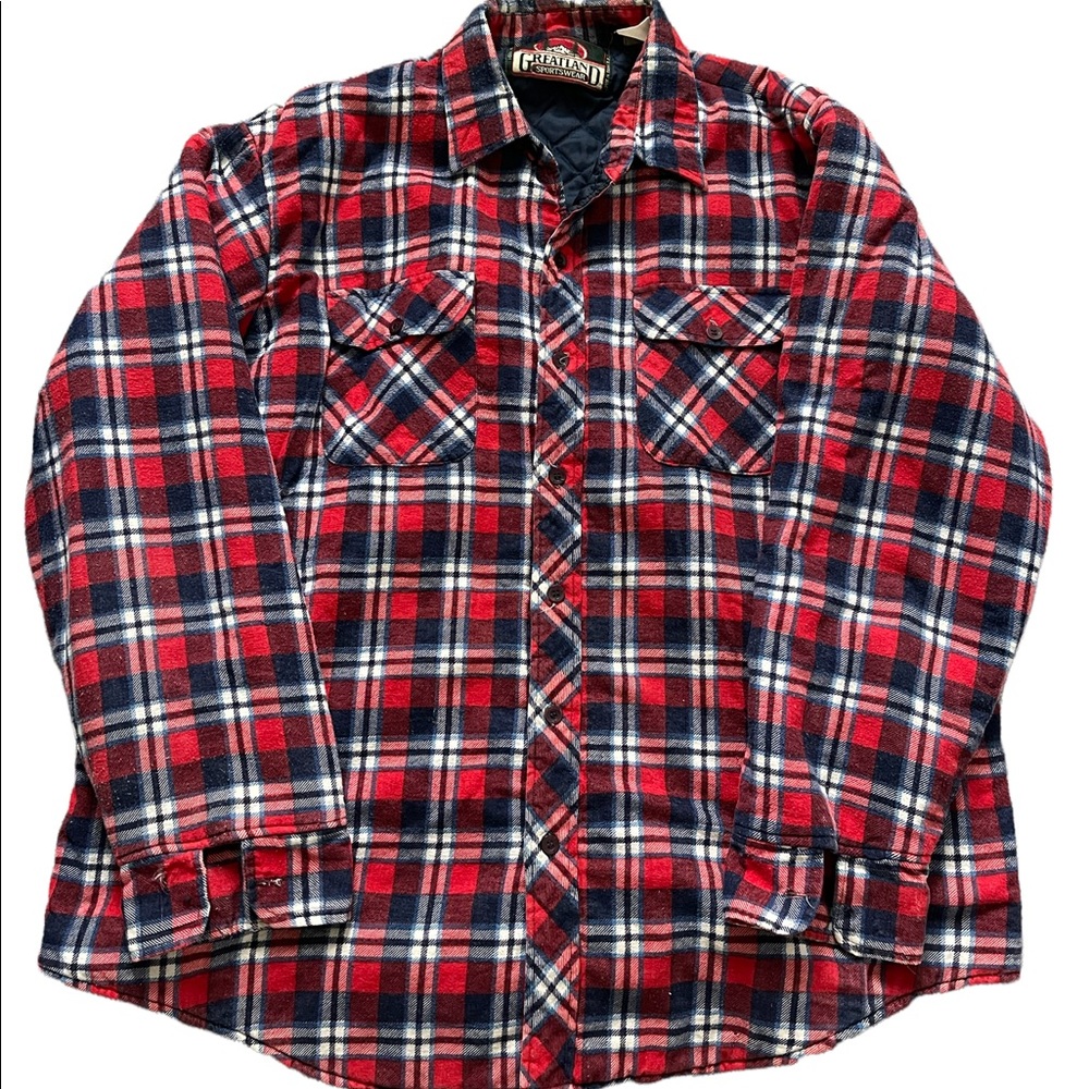 Vintage mens flannel jacket